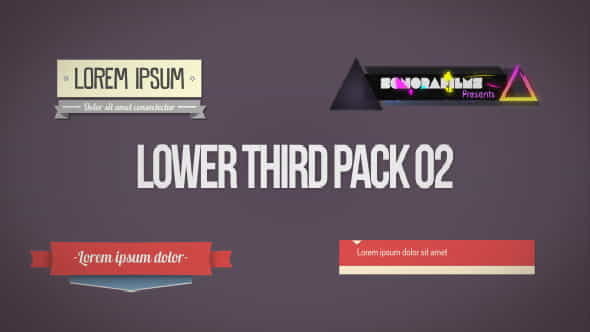 Lower Third Pack 2 - VideoHive 7352964