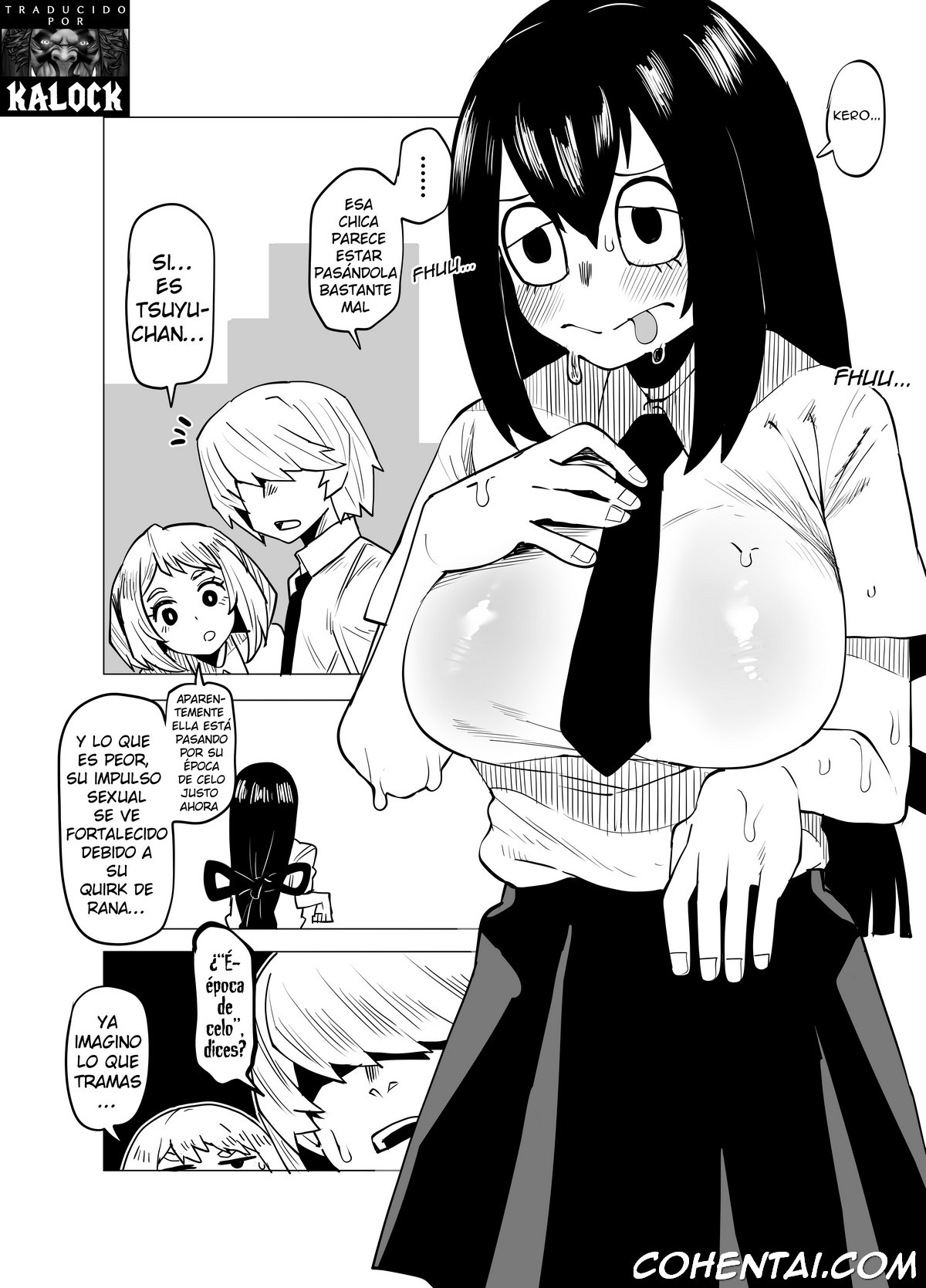 Teisou Gyakuten Butsu ~Tsuyu no Baai~ (Boku no Hero Academia) xxx comics manga porno doujin hentai español sexo 