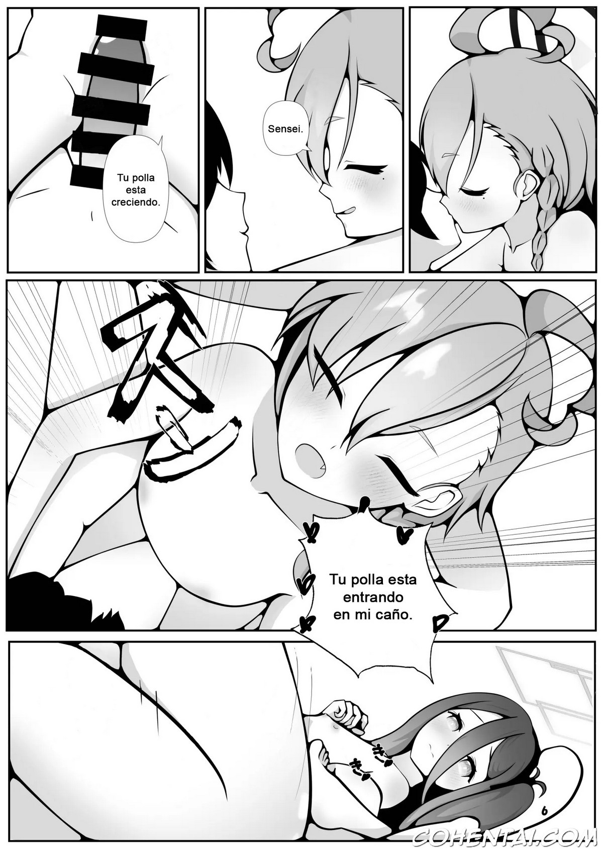 Neru to Alice ga Mama ni Naru made ~Sensei to Kurasu Totsukitooka~ (Blue Archive) xxx comics manga porno doujin hentai español sexo 