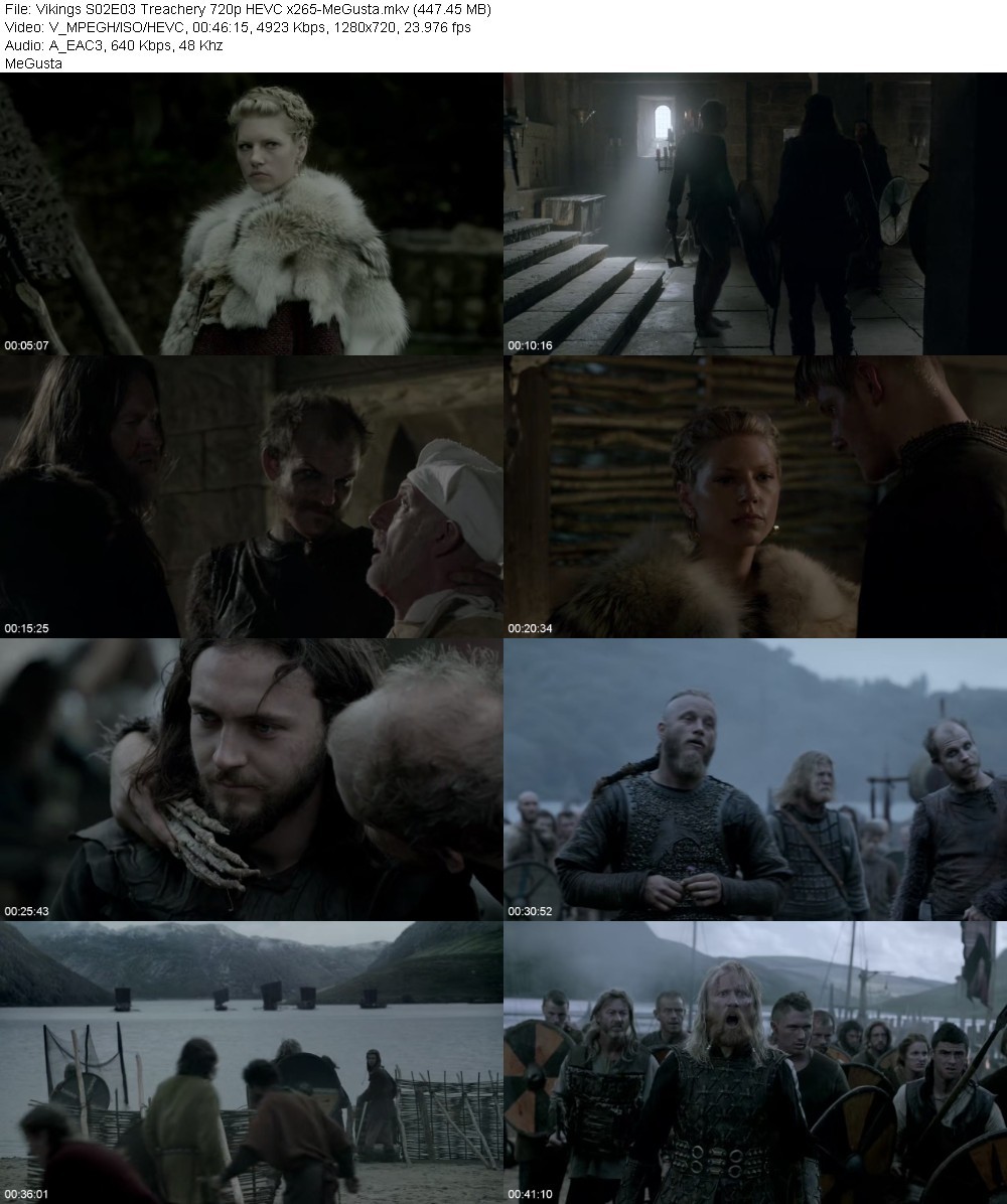 Vikings S02E03 Treachery 720p HEVC x265-MeGusta