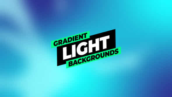 Gradient Backgrounds - VideoHive 51687336
