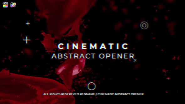 Cinematic Abstract Opener - VideoHive 35742742
