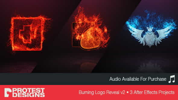 Burning Logo Reveal v2 - VideoHive 9588433