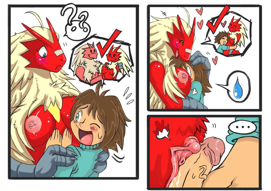 Blaziken y entrenador - 2