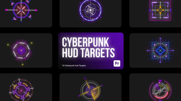 Cyberpunk Targets - VideoHive 44755871