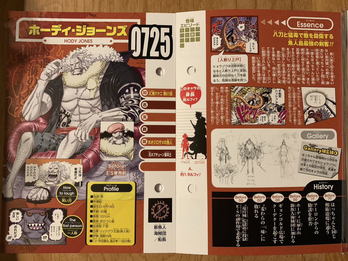 Vivre Card One Piece Visual Dictionary New One Piece Databook On Sale 4th September Page 58