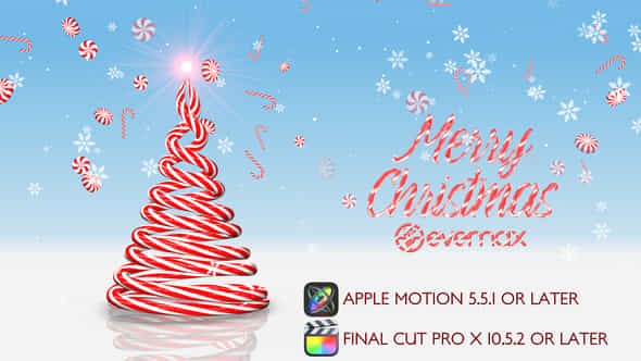 Christmas Candy Cane - VideoHive 41959925