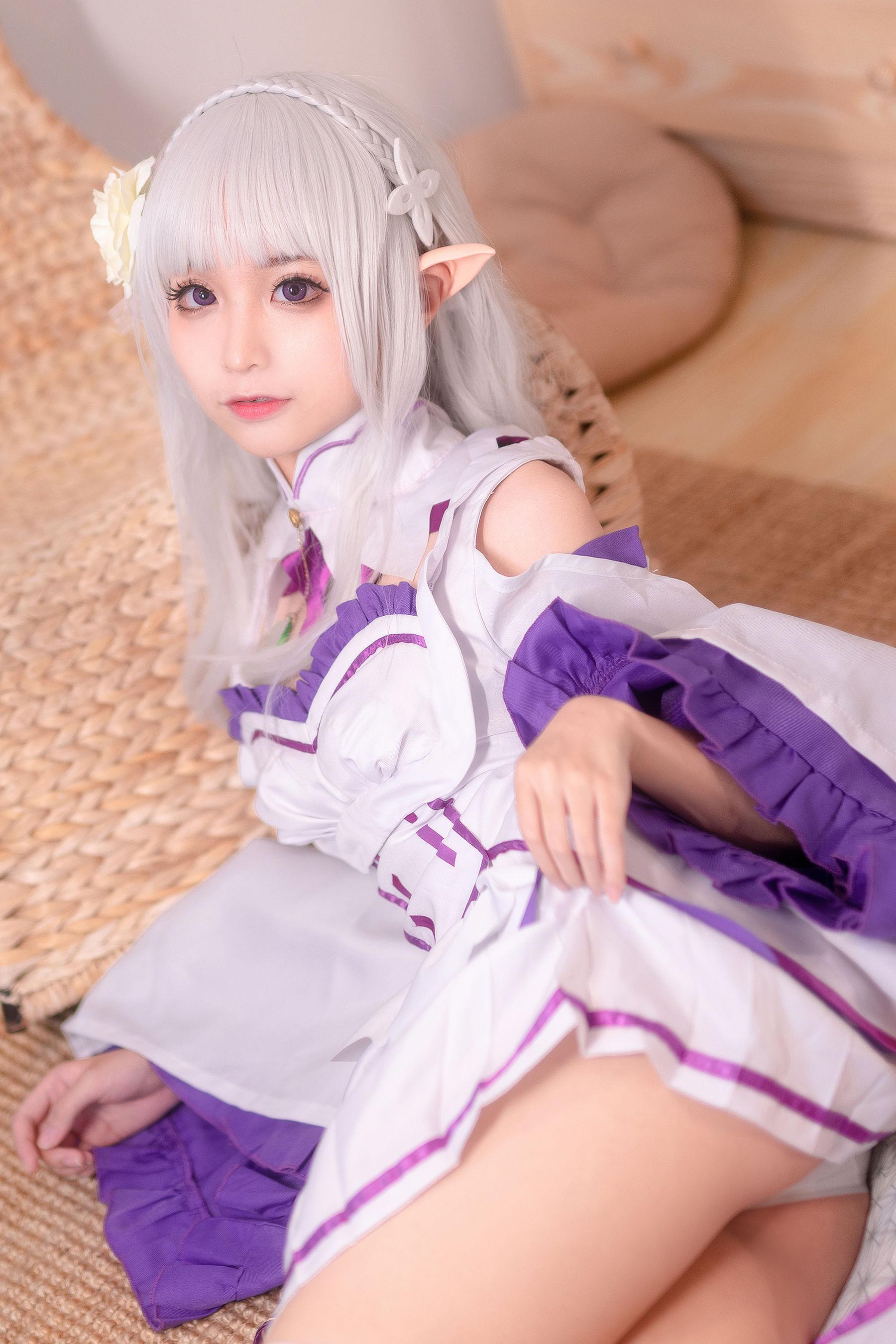 [美女Coser] 蠢沫沫 《艾米利亚》 写真集(8)