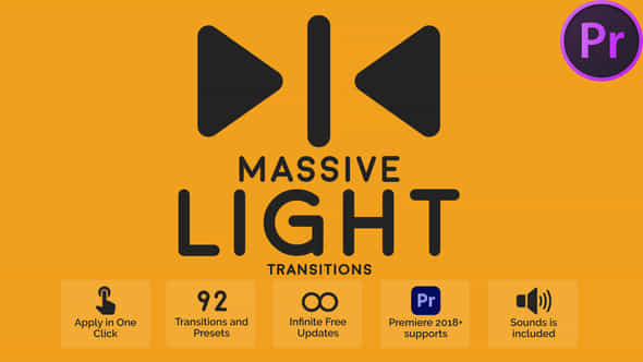 Massive Light Transitions - VideoHive 47301563