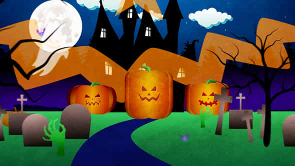 Halloween TV Cartoon - VideoHive 47988374