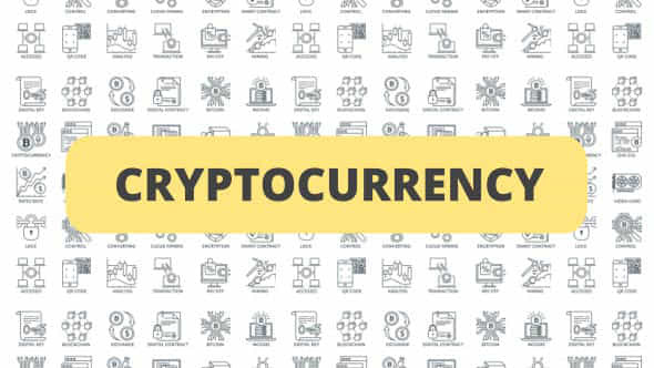 Cryptocurrency - Outline - VideoHive 21481681