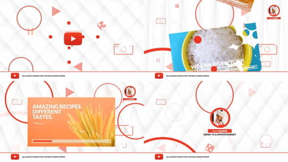 Youtube Food Intro - VideoHive 28500389