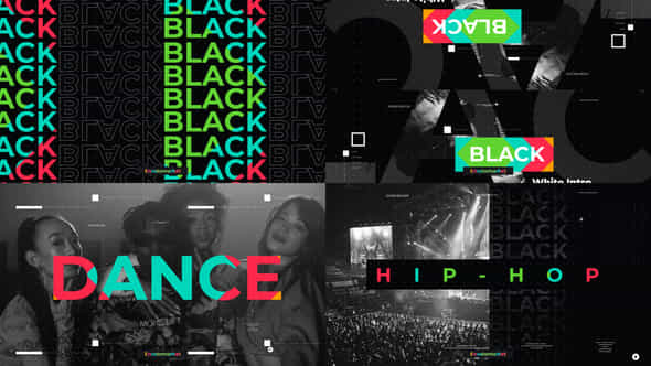 Colorful Hip-Hop Intro - VideoHive 36754968