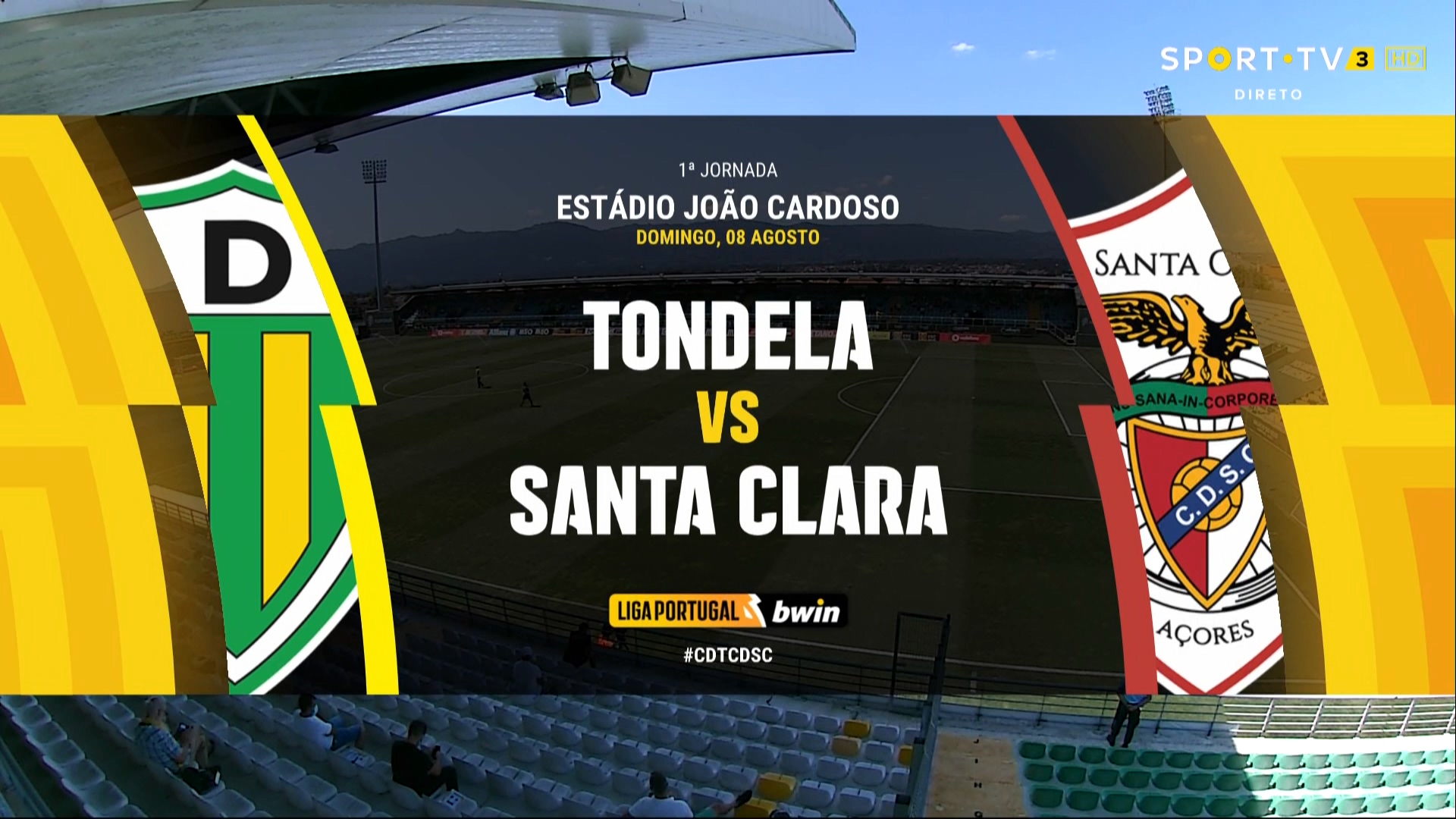 Portugal Liga NOS 21/22 - Tondela vs Santa Clara - 08/08/2021