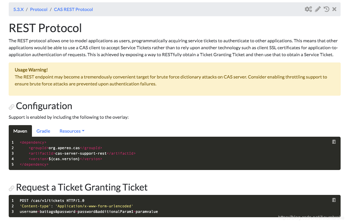 rest protocol