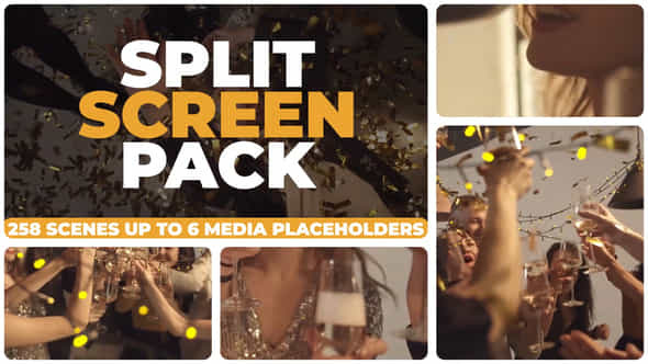 Split Screen Pack Mogrt - VideoHive 49190968