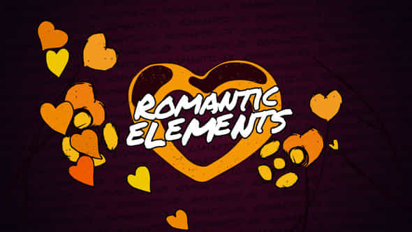 Romantic Elements Mogrt - VideoHive 45954663