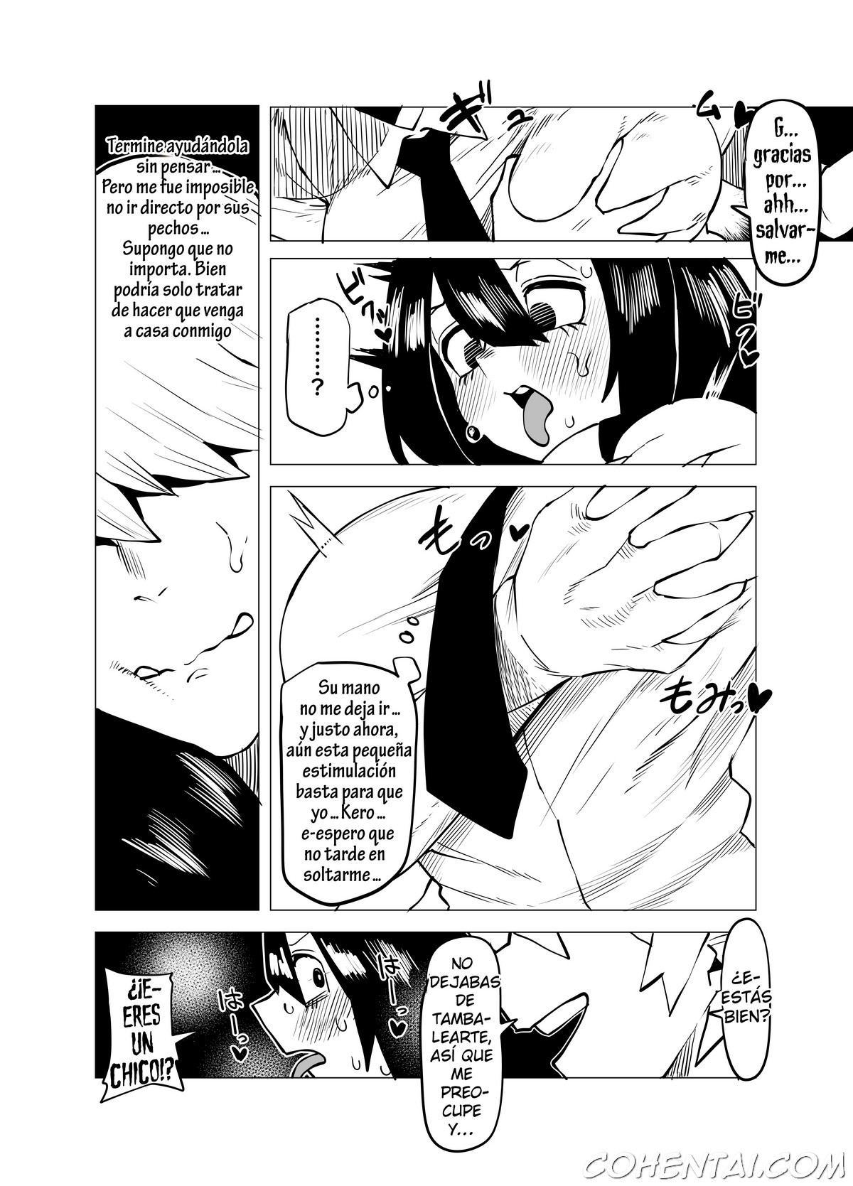 Teisou Gyakuten Butsu ~Tsuyu no Baai~ (Boku no Hero Academia) xxx comics manga porno doujin hentai español sexo 