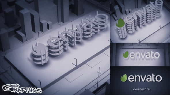 Dark Build-up Logo - VideoHive 7374386