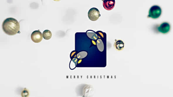Falling Christmas Logo - VideoHive 6088787