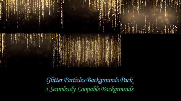 Glitter Particles Backgrounds Pack - VideoHive 8982069