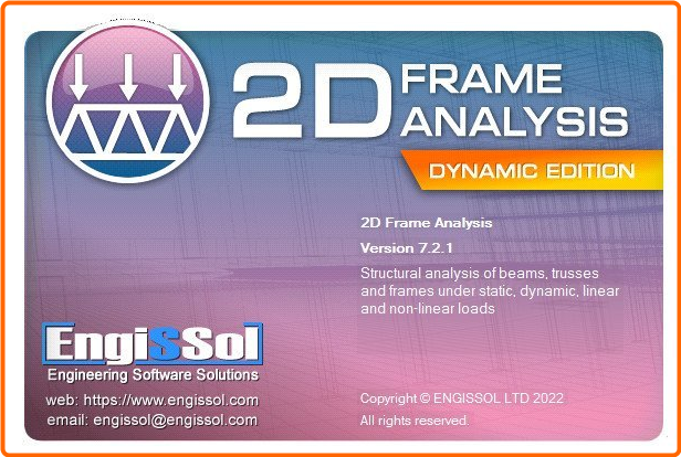 2D Frame Analysis Dynamic Edition 7.3.1 LHKk12cn_o