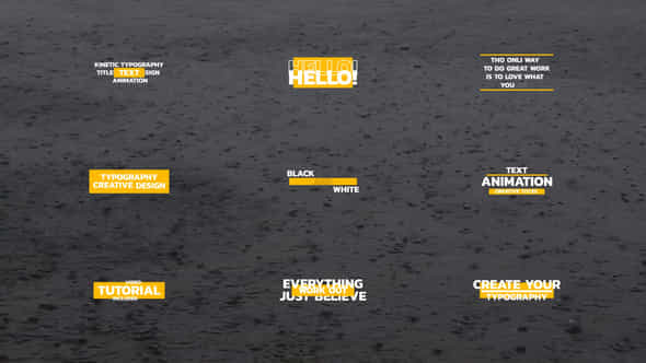 Typography Titles Text Ae - VideoHive 51443654