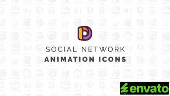 Social Network Animation Icons - VideoHive 34467025