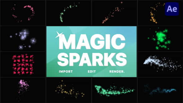 Christmas Magic Sparks - VideoHive 42360535