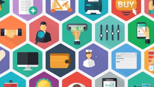444 Flat Icons - The Ultimate Icon Bundle | Corporate - VideoHive 12056686