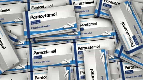 Paracetamol and painkiller tablets pack - VideoHive 33612937