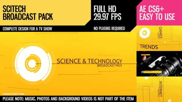 SciTech (Broadcast Pack) - VideoHive 9350277