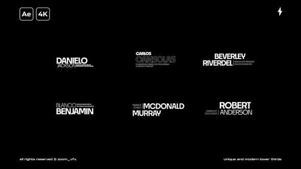 Lower Thirds After Effects - VideoHive 56133765