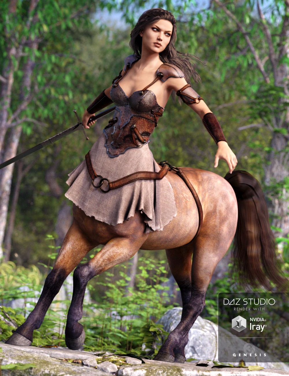 Warrior Queen Outfit for Centaur 7 Female Warrior Queen Outfit for Centaur 7 Female