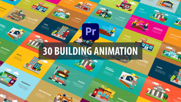Building Animation - VideoHive 32526221