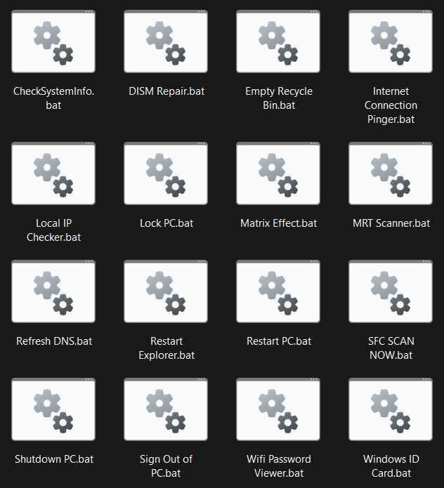 DrysOGs Batch Files Preview