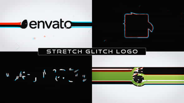 Stretch Glitch Logo - VideoHive 47170846