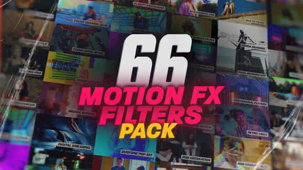 Motion Effect Filters Pack For After Effects - VideoHive 58842189