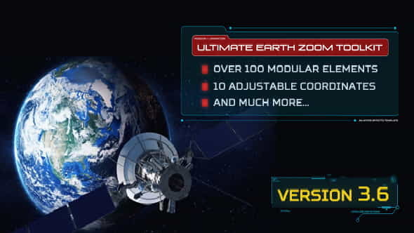 Ultimate Earth Zoom Toolkit - VideoHive 10354880