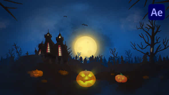 Halloween Logo Reveal - VideoHive 40021358