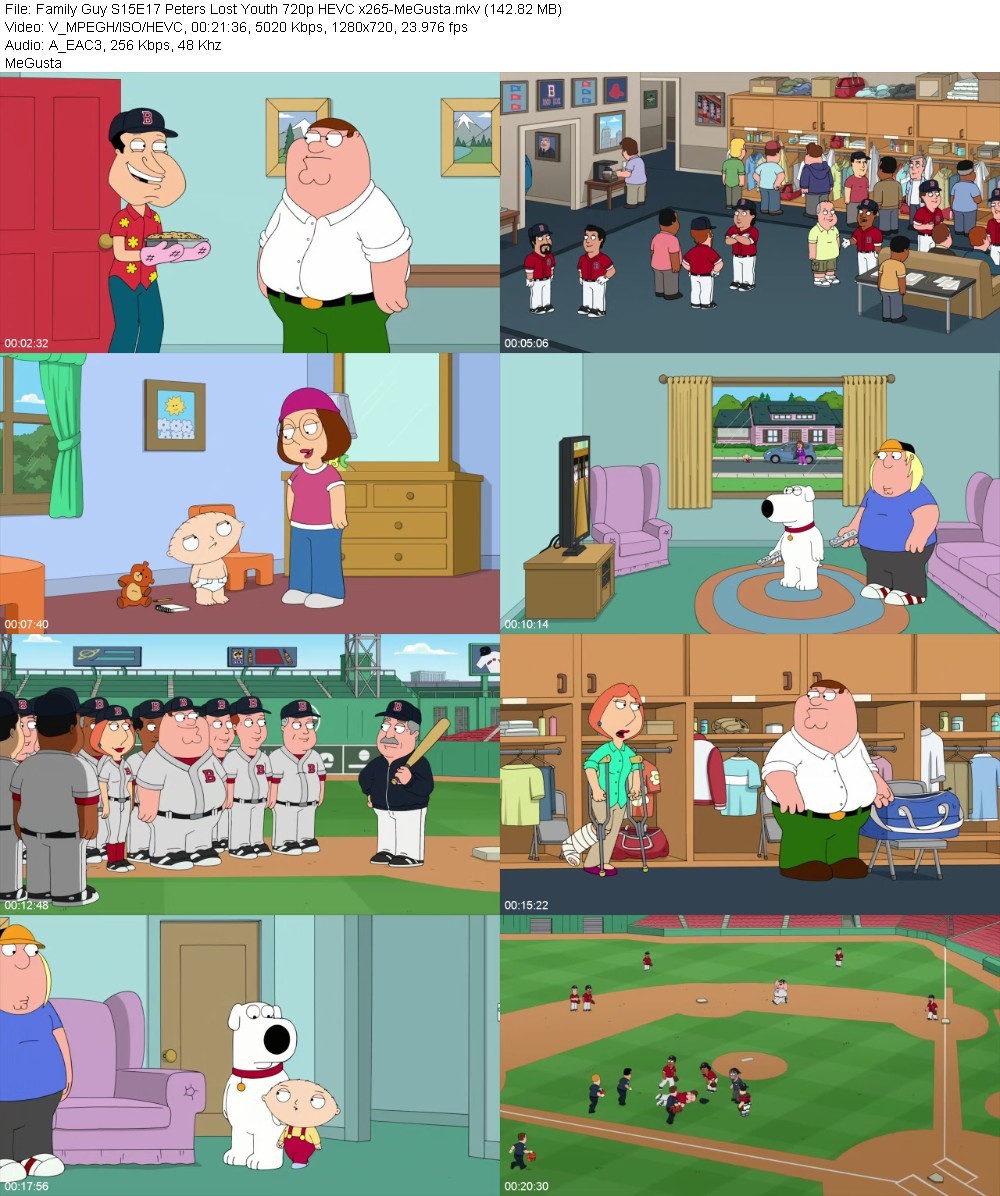 Family Guy S15E17 Peters Lost Youth 720p HEVC x265-MeGusta