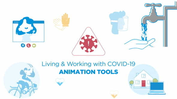 LivingWorking with COVID-19 - VideoHive 26718623