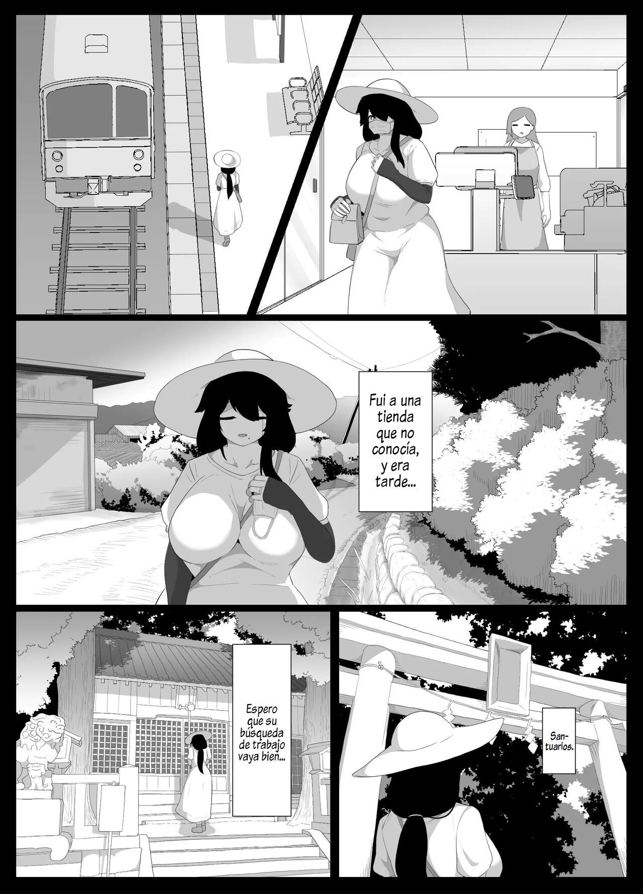 [hahayamoya (moya)] Oyasumi, Okaa-san I  Good Night, Mom I [Spanish]  [Al Chile no Sé Scan]
