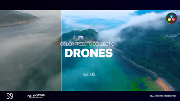 Drones Lut Vol 05 For Davinci Resolve - VideoHive 48999735