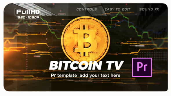 Bitcoin Trading Opener | Premiere Pro | Technology - VideoHive 25506410
