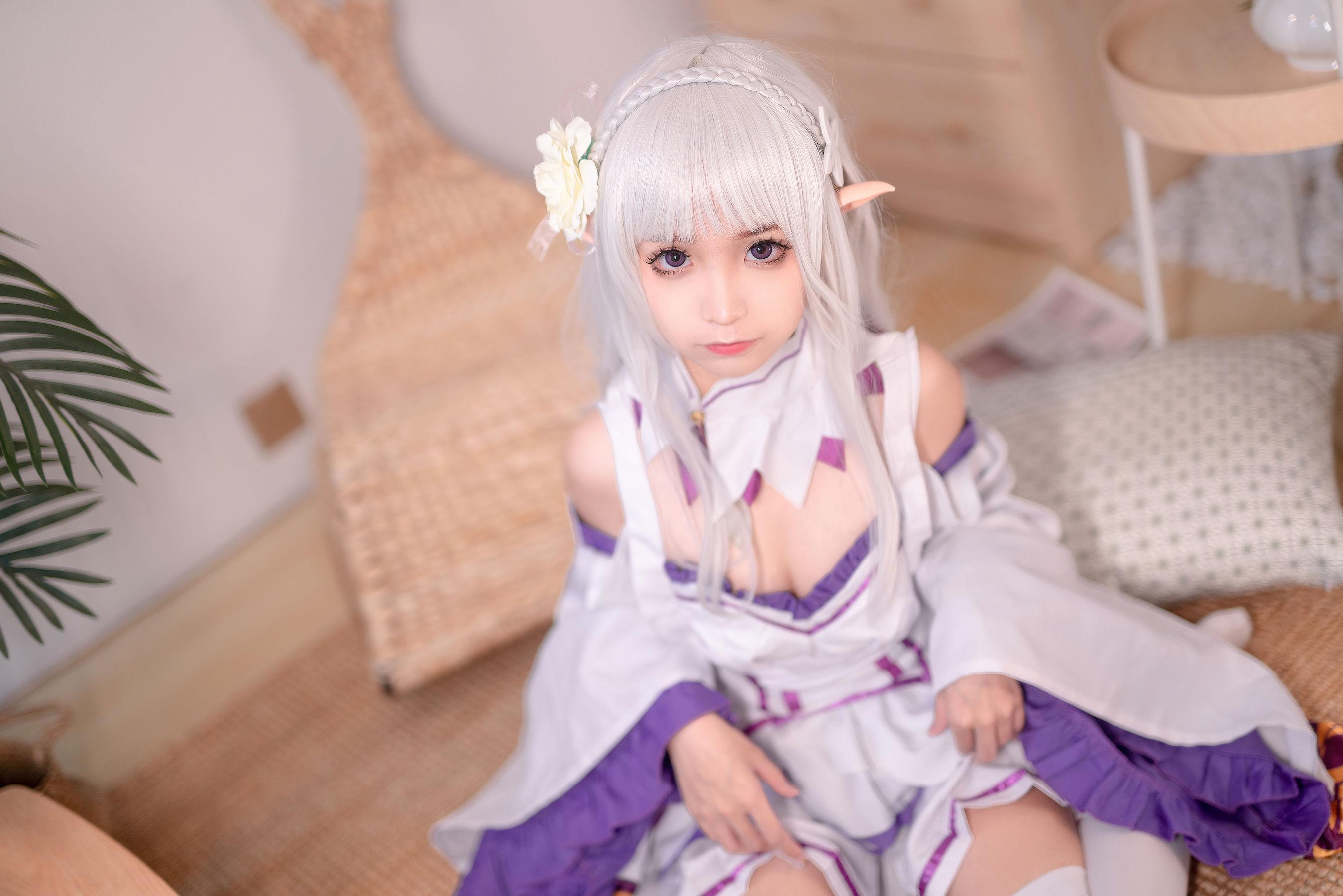 [美女Coser] 蠢沫沫 《艾米利亚》 写真集(25)