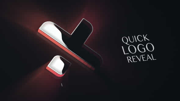 Quick Logo Reveal - VideoHive 55280537