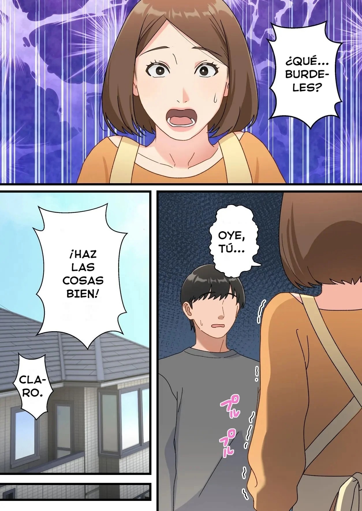 [Yuriko Club] Uchi no Musuko ga Uma sugite [Spanish] [WincestScans]