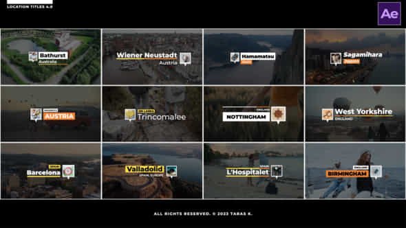 Location Titles 4.0 - VideoHive 44661460