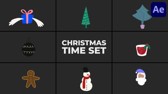 Christmas Time Set For After Effects - VideoHive 49263906